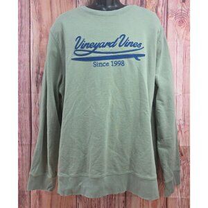 Vineyard Vines Mens Green Crewneck Sweatshirt XL